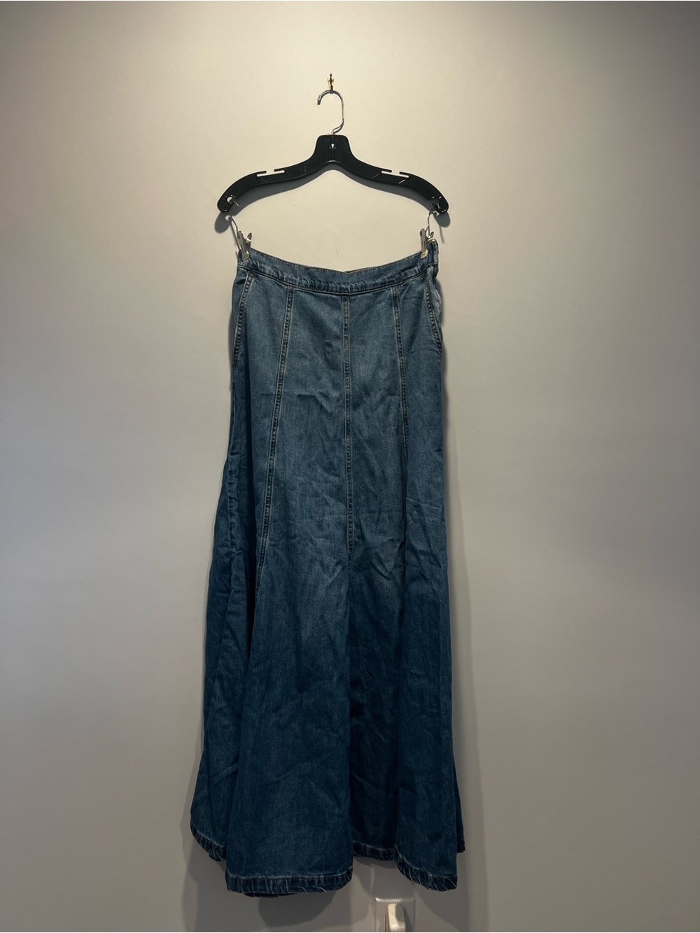 Free People Denim Maxi Skirt